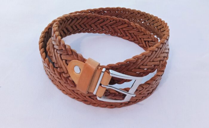 Premium Braided Leather Belt